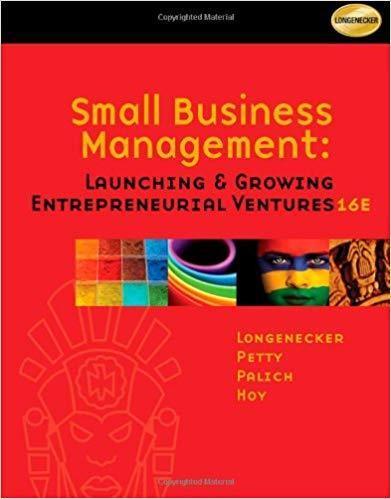 Small Business Management: Launching and Growing Entrepreneurial Ventures 16th Edition - download pdf  PDF BOOK