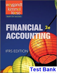 Financial Accounting IFRS 3rd Edition Weygandt Test Bank - download pdf  PDF BOOK