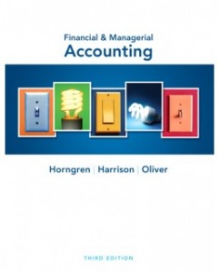 Test Bank for Financial and Managerial Accounting, 3rd Edition: Charles T. Horngren - download pdf  PDF BOOK